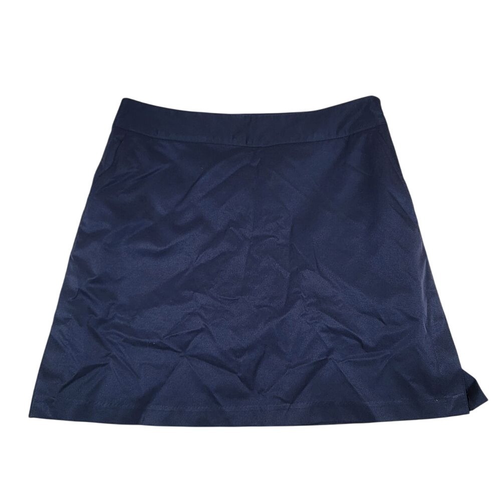 Adidas Women's Climacool Mini Skort Sz 8 Blue Mesh Shorts Lined Pockets Side Zip
